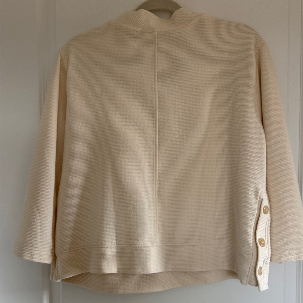Westbound Cream V-Neck Sweater - Picture 6 of 6